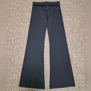 Y2K SOFFE Black Flare Yoga Pants w/ Foldover Waistband NEW, NEVER WORN Sz M